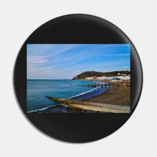 Aberystwyth Beach & Promenade No2 - Spring - Coastal Scenery Pin