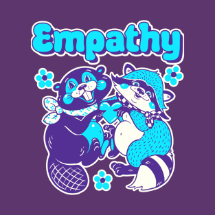 Empathy - Purple/Blue with white background T-Shirt