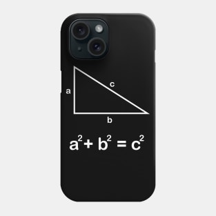 pythagorean theorem Phone Case