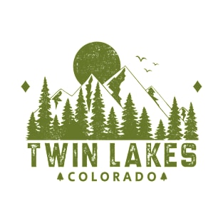 Twin Lakes Colorado Mountain Souvenir T-Shirt