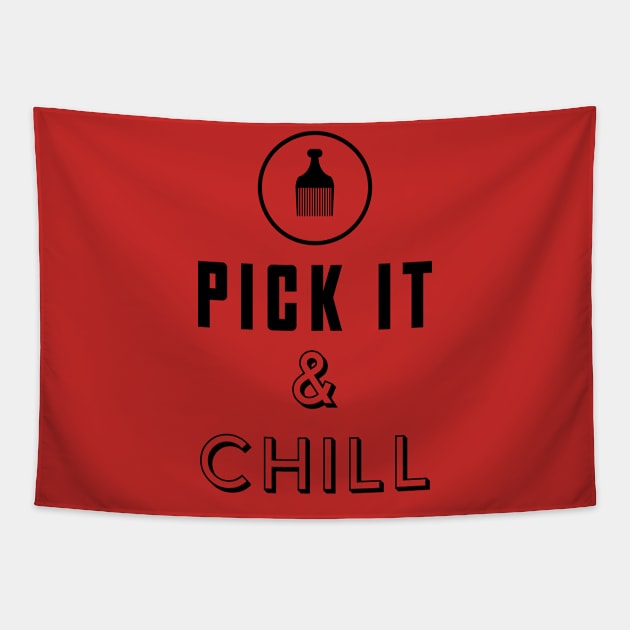 Pick it & chill Tapestry by God Given apparel