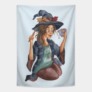 Tea Witch Tapestry