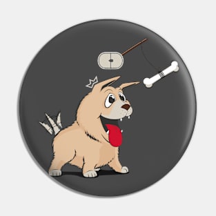 SURPRISED DOG Pin