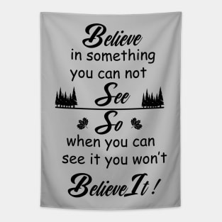 Believe Quote Tapestry