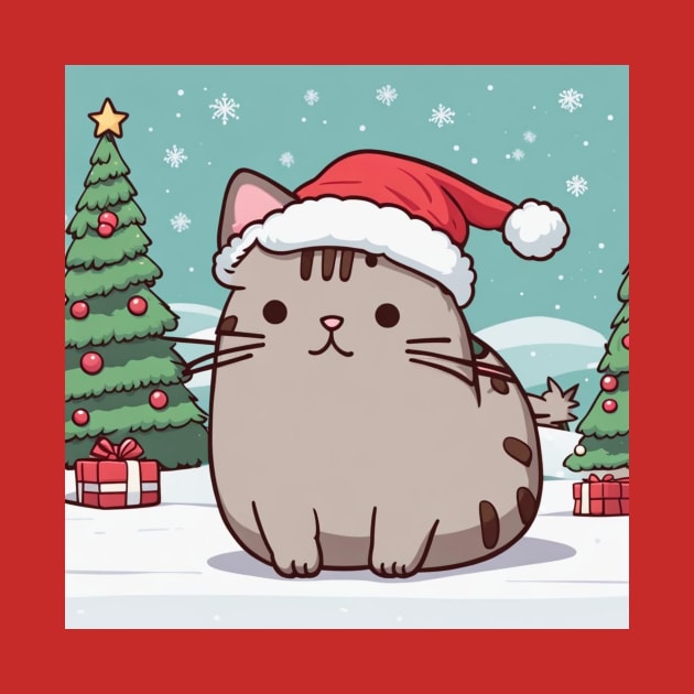 Pusheen Santa kitty by Love of animals