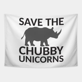 Save The Chubby Unicorns Tapestry