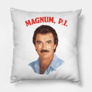 Magnum PI / Retro 80s Aesthetic Design Pillow