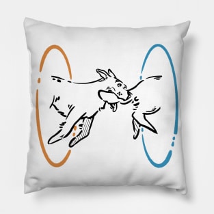 The Tail Chase Pillow