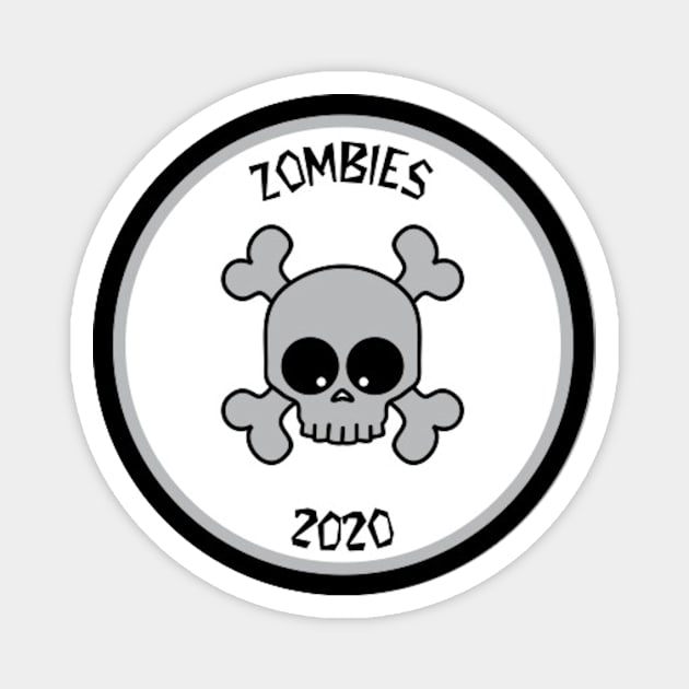 Zombies 2020 Magnet by The Galactic Patriot