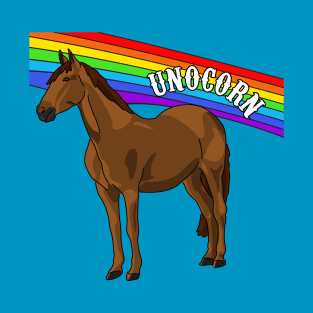 Thunder the Unocorn - Unicorn Art T-Shirt