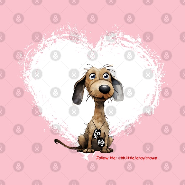 Love Is A Battlefield Dachshund Lived To Tell by Long-N-Short-Shop