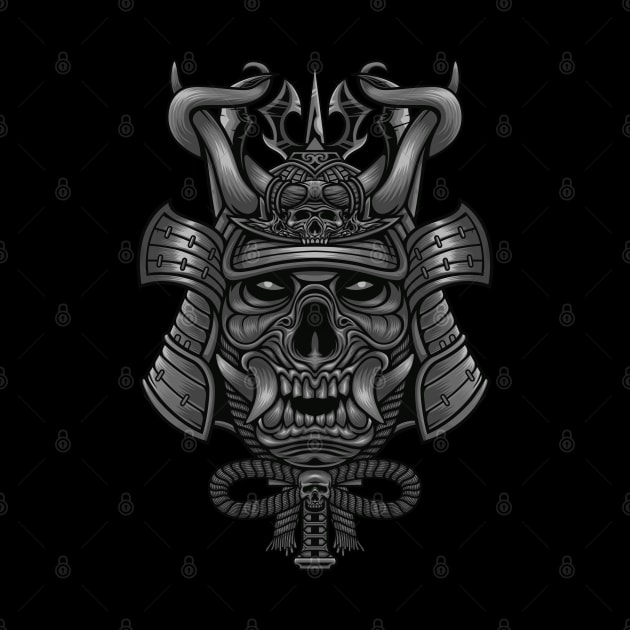 Samurai Skull by OKVLT