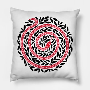 Spiral Snake 1 Pillow