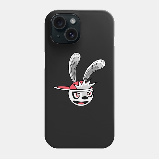 Mischievous-Smiling Jackrabbit Engarde Phone Case by MOULE