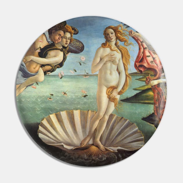 The Birth of Venus by Sandro Botticelli Pin by MasterpieceCafe