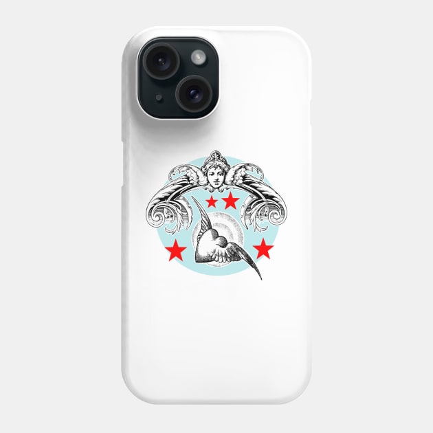 Romantic sad heart Phone Case by Marccelus