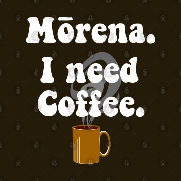 Morena. I Need Coffee. by toz-art