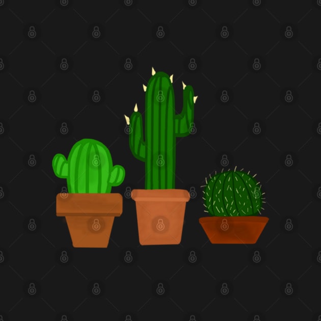 3 Cactuses by CatGirl101
