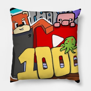 1000 Subscribers Pillow