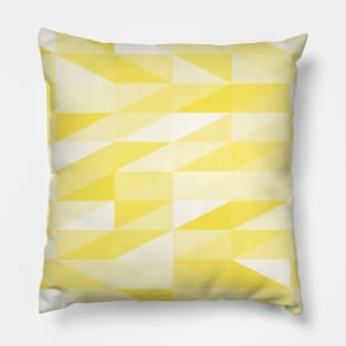 Messy yellow triangles texture Pillow