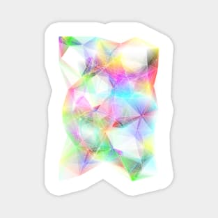 Multicolored abstract shape. Magnet