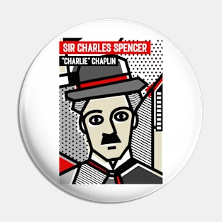 Chaplin T-Shirt Pin