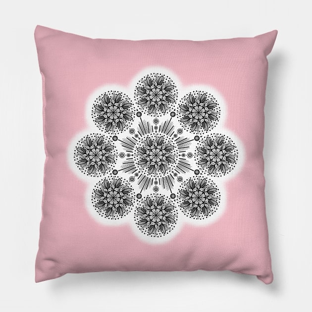 Flower in a Flower Pillow by NMartworks