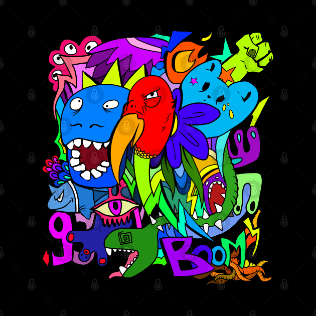 funny mix graffiti color by AndreyG