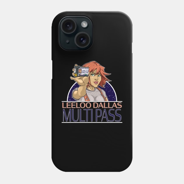 Multi Pass Phone Case by RMFD ART