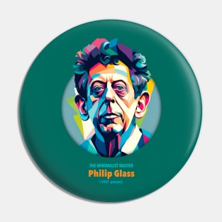 Philip Glass WPAP Pin