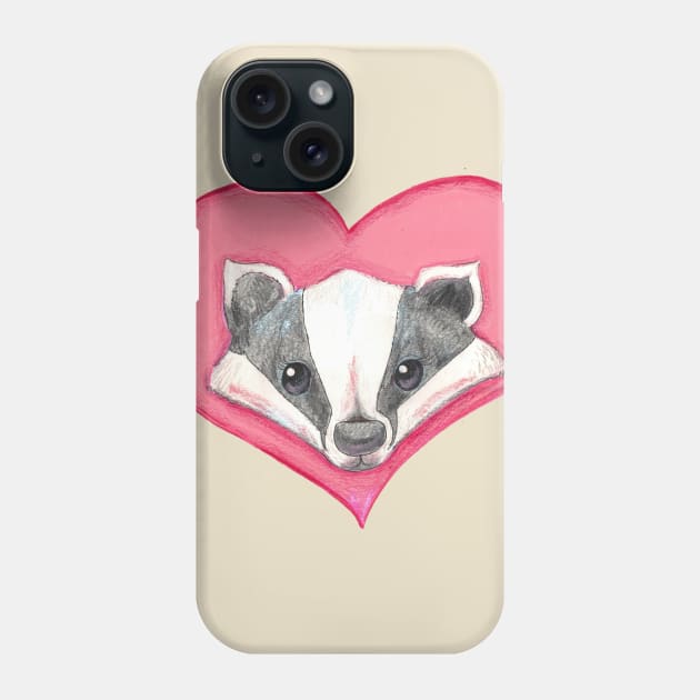 Badger Phone Case by pegacorna