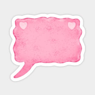 Speech Bubble Love Magnet