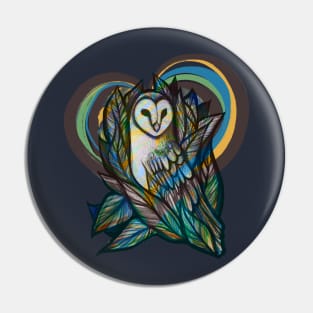 Barn Owl Pin