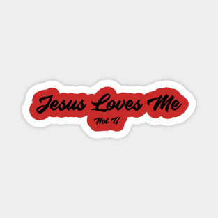 Jesus loves Me Magnet