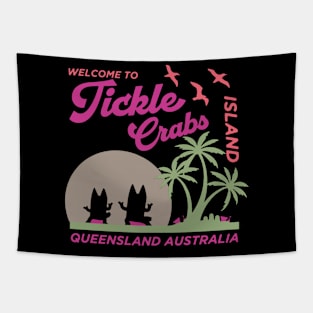 Welcome To Tickle Crabs Island Queensland Tapestry