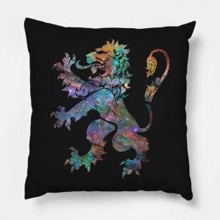 Cosmic Lion Rampant Pillow