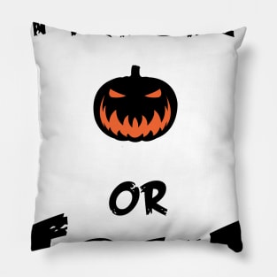 Trick or Treat halloween Pillow