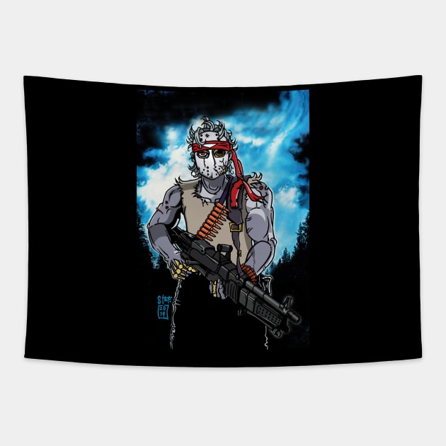 Jason First Blood Tapestry by Ibentmywookiee