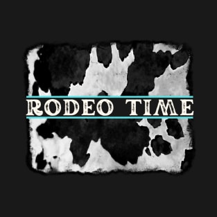 Rodeo Time Cowhide Print T-Shirt