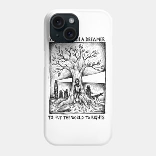 Are you such a dreamer? - 2+2=5 - illustrated lyrics Phone Case