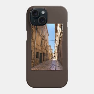 Back Street in Rovinj Old Town, Croatia Phone Case