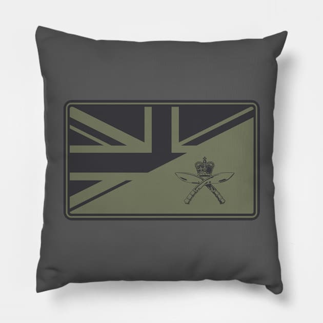 Royal Gurkha Rifles Patch Pillow by TCP