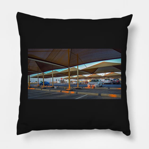 parking shades Pillow by likbatonboot