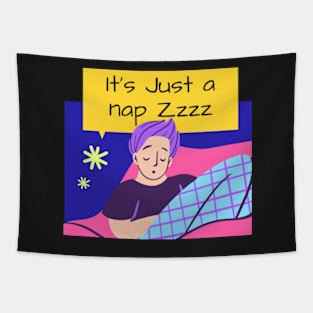 most likely to take a nap Sticker Tapestry