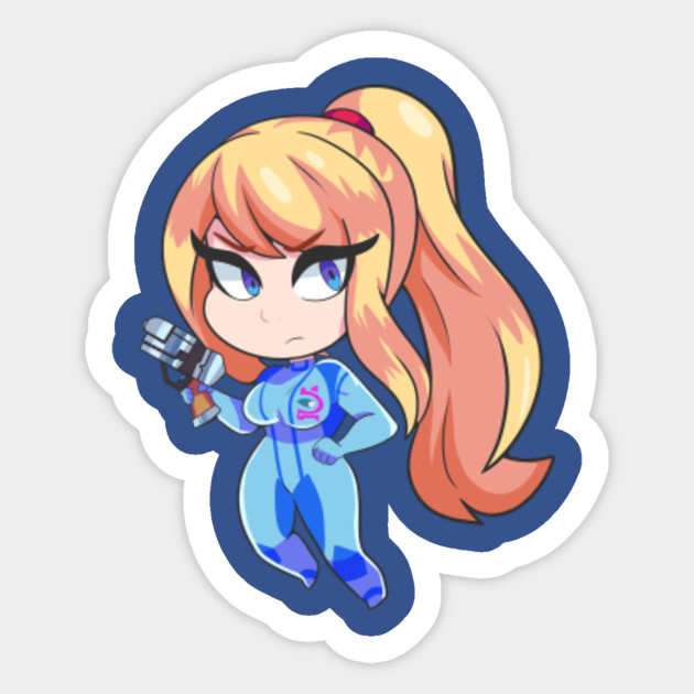 Zero Suit Samus Samus Sticker Teepublic