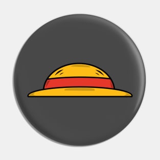 the straw hat Pin