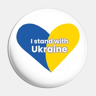 I stand with Ukraine Pin