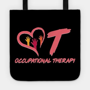 OT Heart Tee Occupational Therapy Therapist T-Shirt Gifts Tote
