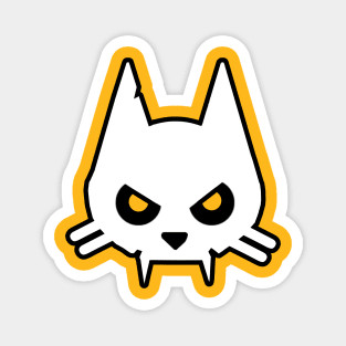 Cat Skull Alt Magnet