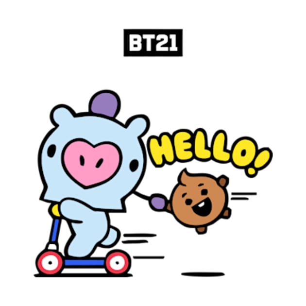 bt21 bts exclusive design 127 by Typography Dose